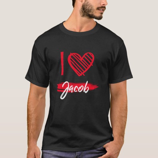Ik hou van JACOB T-shirt Ik hou van JACOB (Voorkant)