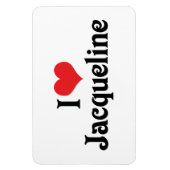 Ik hou van Jacqueline Magneet (Verticaal)