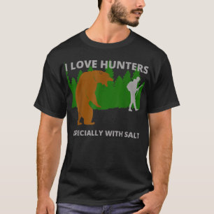 Ik hou van jagers grappig sarcastisch beer kampere t-shirt
