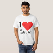 Ik hou van jaguar t-shirt (Voorkant volledig)