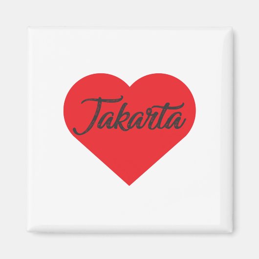 Ik hou van Jakarta - Indonesië Magneet (Voorkant)