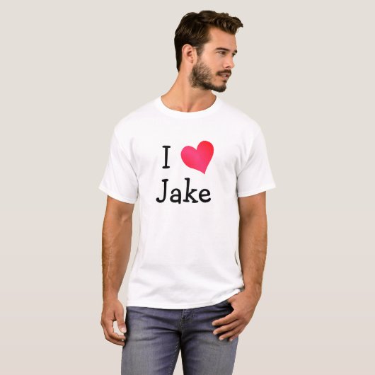 Ik hou van Jake T-shirt (Voorkant volledig)