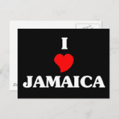 Ik hou van Jamaica Briefkaart (Voorkant / Achterkant)