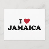 Ik hou van Jamaica Briefkaart (Voorkant)