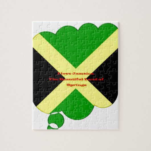 Ik hou van Jamaica. Het prachtige land van de Rijk Legpuzzel (Verticaal)