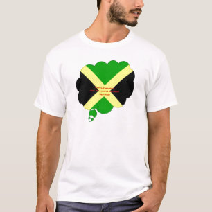 Ik hou van Jamaica. Het prachtige land van de Rijk T-shirt