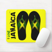 Ik hou van Jamaica Mousepad Muismat (Met muis)