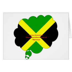 Ik hou van Jamaica nationale vlag kleuren