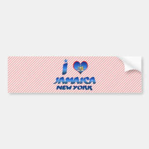 Ik hou van Jamaica, New York Bumpersticker