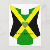 Ik hou van Jamaica om een leuke dag en een betere Briefkaart (Voorkant)