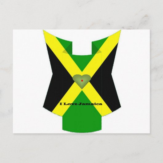 Ik hou van Jamaica om een leuke dag en een betere Briefkaart (Voorkant)