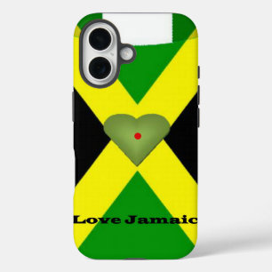 Ik hou van Jamaica om een leuke dag en een betere  iPhone 16 Hoesje