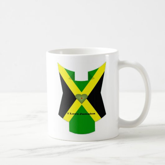 Ik hou van Jamaica om een leuke dag en een betere  Koffiemok (Rechts)