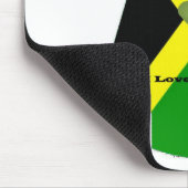 Ik hou van Jamaica om een leuke dag en een betere  Muismat (Hoek)