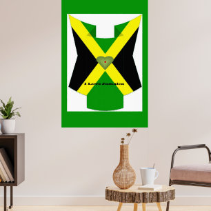 Ik hou van Jamaica om een leuke dag en een betere  Poster