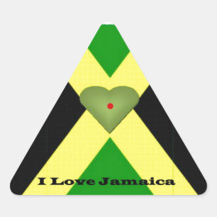 Ik hou van Jamaica om een leuke dag en een betere  Sticker