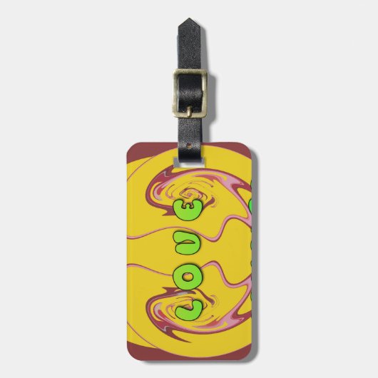 Ik hou van Jamaica.png Bagagelabel (Voorkant verticaal)