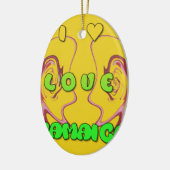 Ik hou van Jamaica.png Keramisch Ornament (Links)