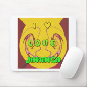 Ik hou van Jamaica.png Muismat (Met muis)