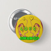 Ik hou van Jamaica.png Ronde Button 5,7 Cm (Voorkant /achterkant)