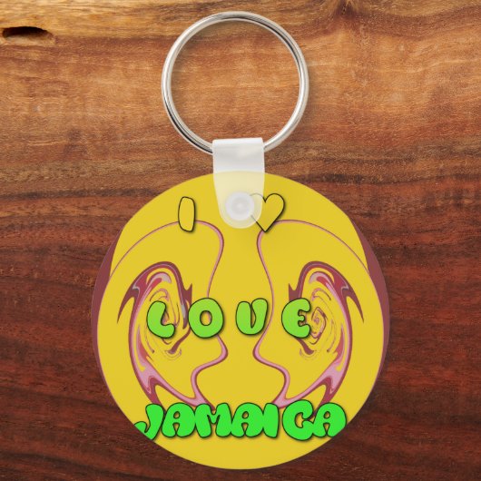 Ik hou van Jamaica.png Sleutelhanger (Voorkant)