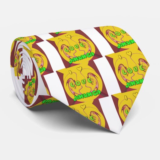 Ik hou van Jamaica.png Stropdas (Opgerold)