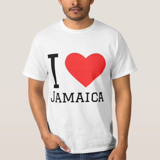 Ik hou van Jamaica T-shirt (Voorkant)