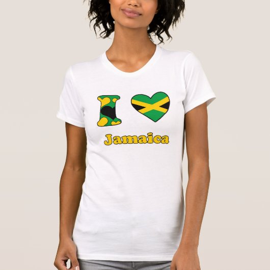 Ik hou van Jamaica T-shirt (Voorkant)
