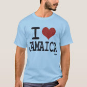 Ik hou van Jamaica T-shirt (Voorkant)