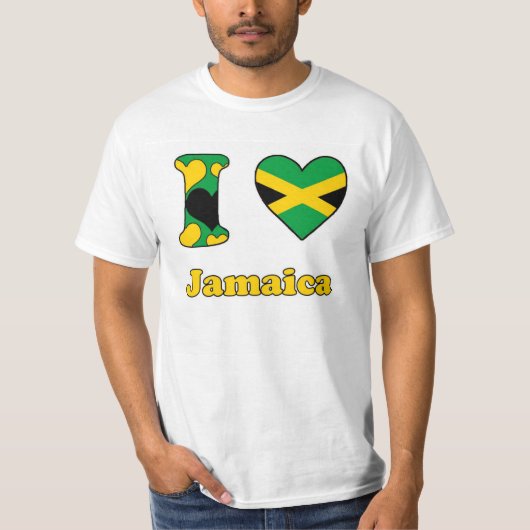 Ik hou van Jamaica T-shirt (Voorkant)