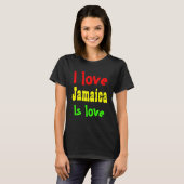 Ik hou van Jamaica T-shirt (Voorkant volledig)