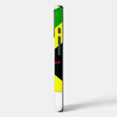Ik hou van Jamaica Tekst op Flag Art Print Case-Mate iPhone Case (Achterkant / Links)