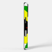 Ik hou van Jamaica Tekst op Flag Art Print Case-Mate iPhone Case (Achterkant / Rechts)
