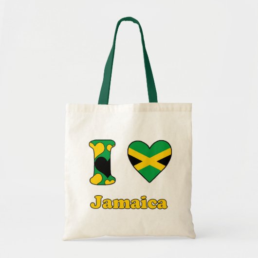 Ik hou van Jamaica Tote Bag (Voorkant)