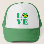 Ik hou van Jamaica Trucker Pet (Voorkant)