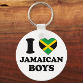 Ik hou van Jamaicaanse jongens Sleutelhanger (Voorkant)