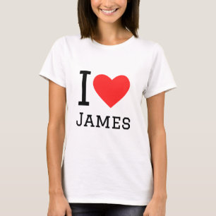 Ik hou van james t-shirt