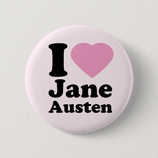 Ik hou van Jane Austen Button (Voorkant)
