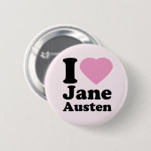 Ik hou van Jane Austen Button (Voorkant /achterkant)