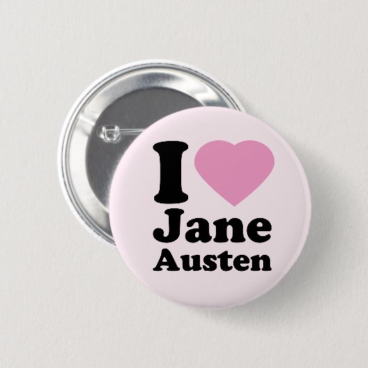 Ik hou van Jane Austen Button (Voorkant /achterkant)
