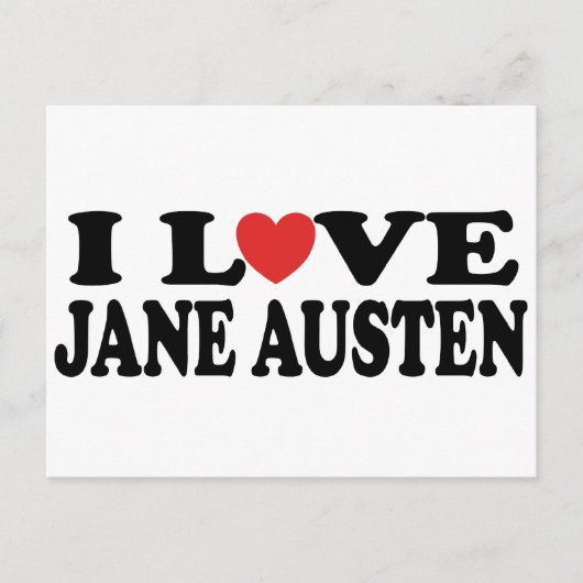 Ik hou van Jane Austen Classic Briefkaart (Voorkant)