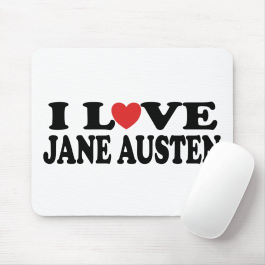 Ik hou van Jane Austen Classic Muismat (Met muis)
