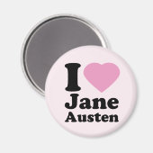 Ik hou van Jane Austen Magnet (Voorkant / Achterkant)