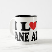 Ik hou van Jane Austen Mok (Voorkant links)