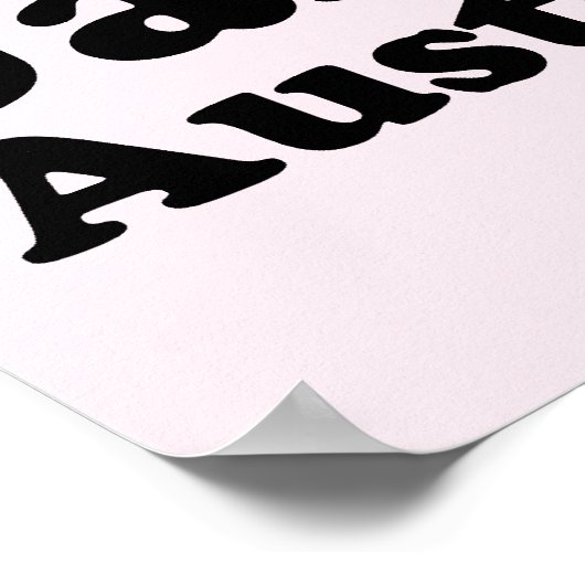 Ik hou van Jane Austen Poster (Hoek)