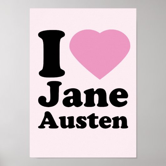Ik hou van Jane Austen Poster (Voorkant)