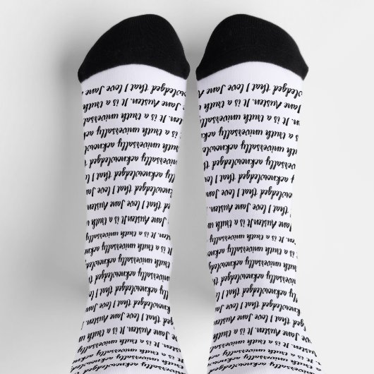 Ik hou van Jane Austen Sokken (Top)