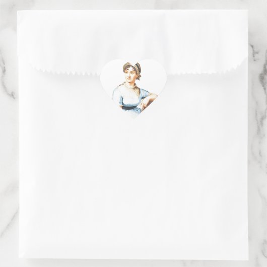 Ik hou van Jane Austen Sticker (Tas)