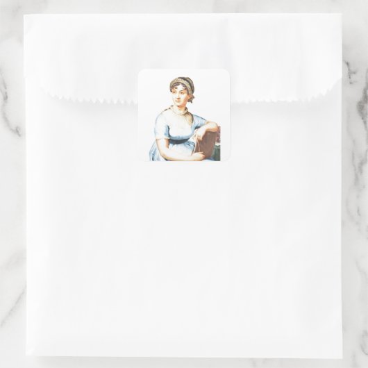Ik hou van Jane Austen Sticker (Tas)