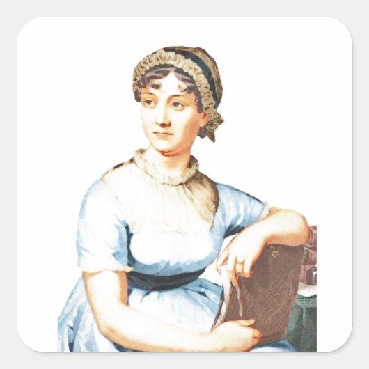 Ik hou van Jane Austen Sticker (Voorkant)